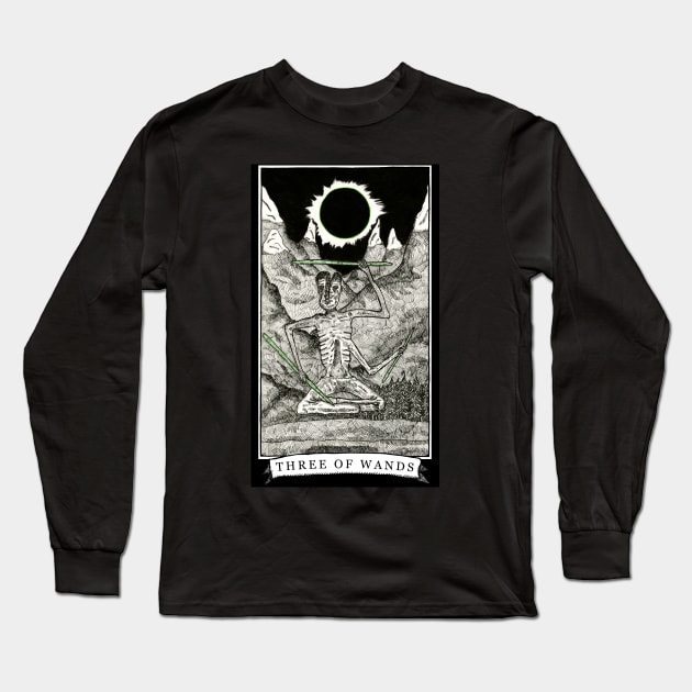 The Three of Wands - The Tarot Restless Long Sleeve T-Shirt by WinslowDumaine